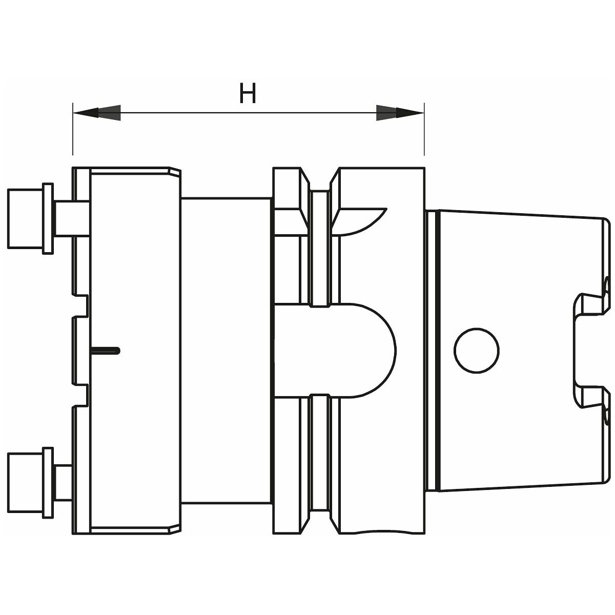 peruspidin, modulaarinen Vdi40m1