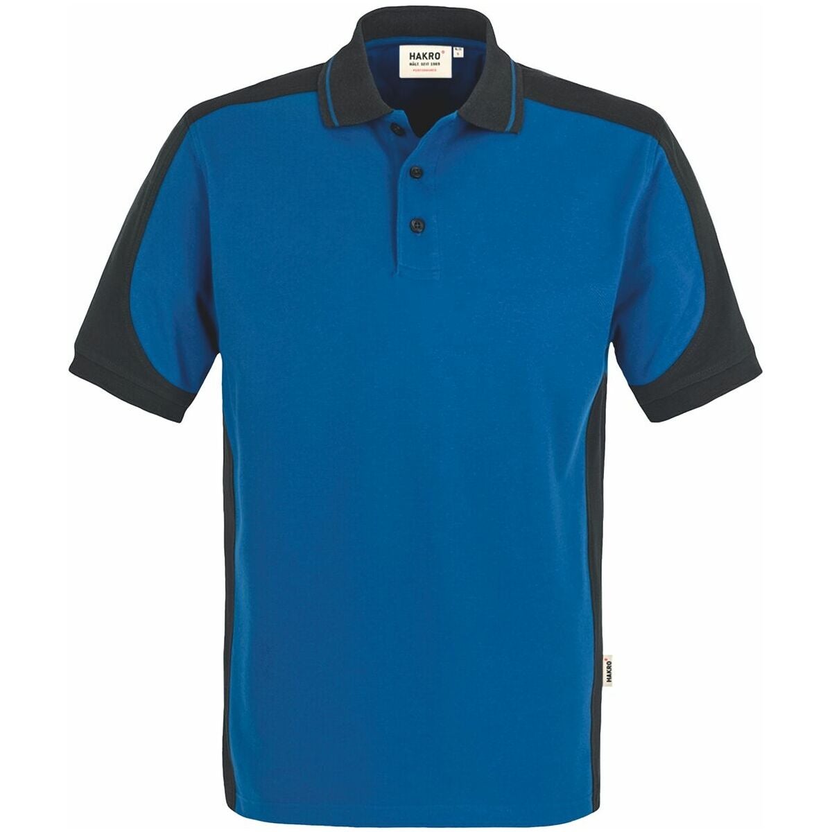 Pikeepaita Contrast Mikralinar® royal 3XL