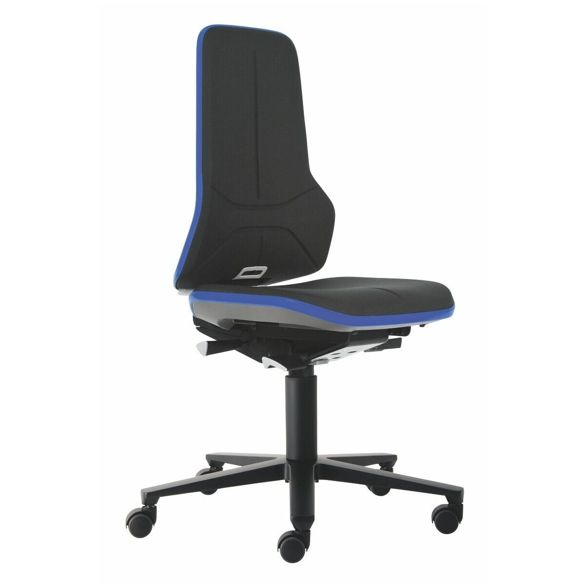 Pyörivä työtuoli Neon, Supertec, pyörillä, matala BLUE