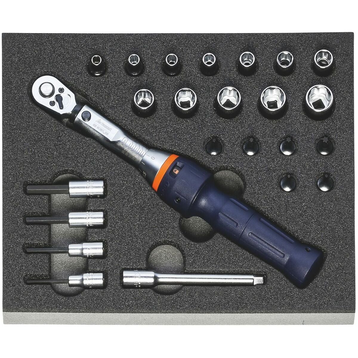 Momenttiavainsarja 25 Nm 1/4″ 24 24