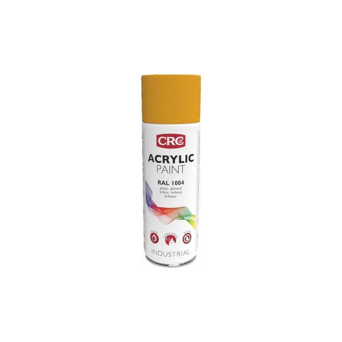Värilakka Acrylic Paint, kullan keltainen, 400 ml
