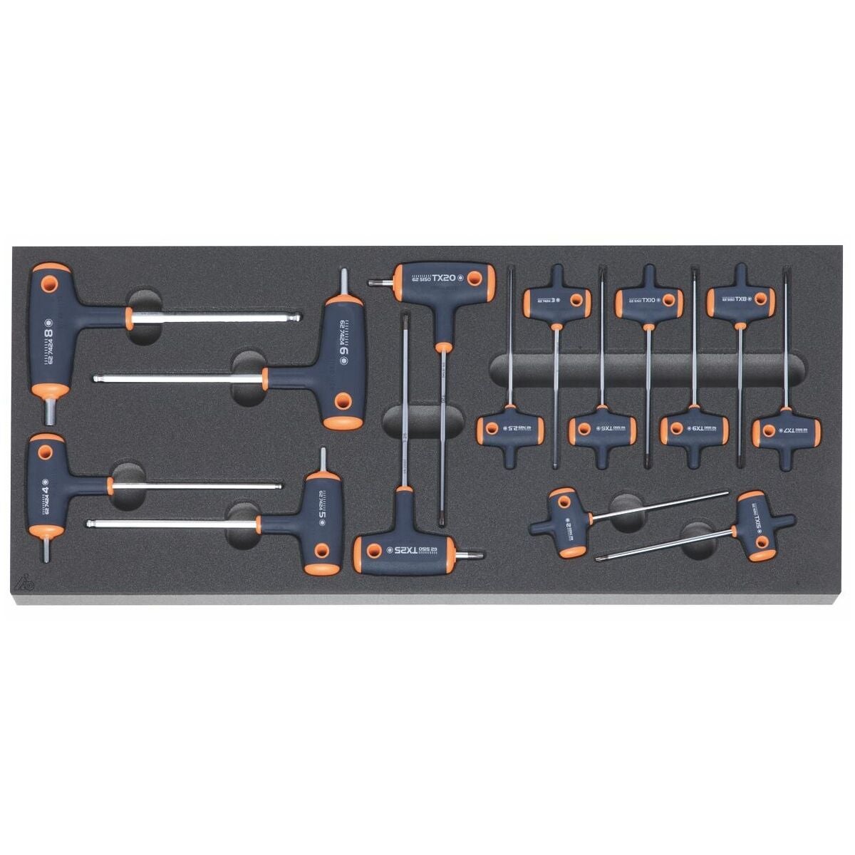 T-kahvallinen ruuvimeisselisarja, Torx® 15:lle 15