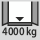 Kaapin rungon kantavuus sisällä: 4.000 kg