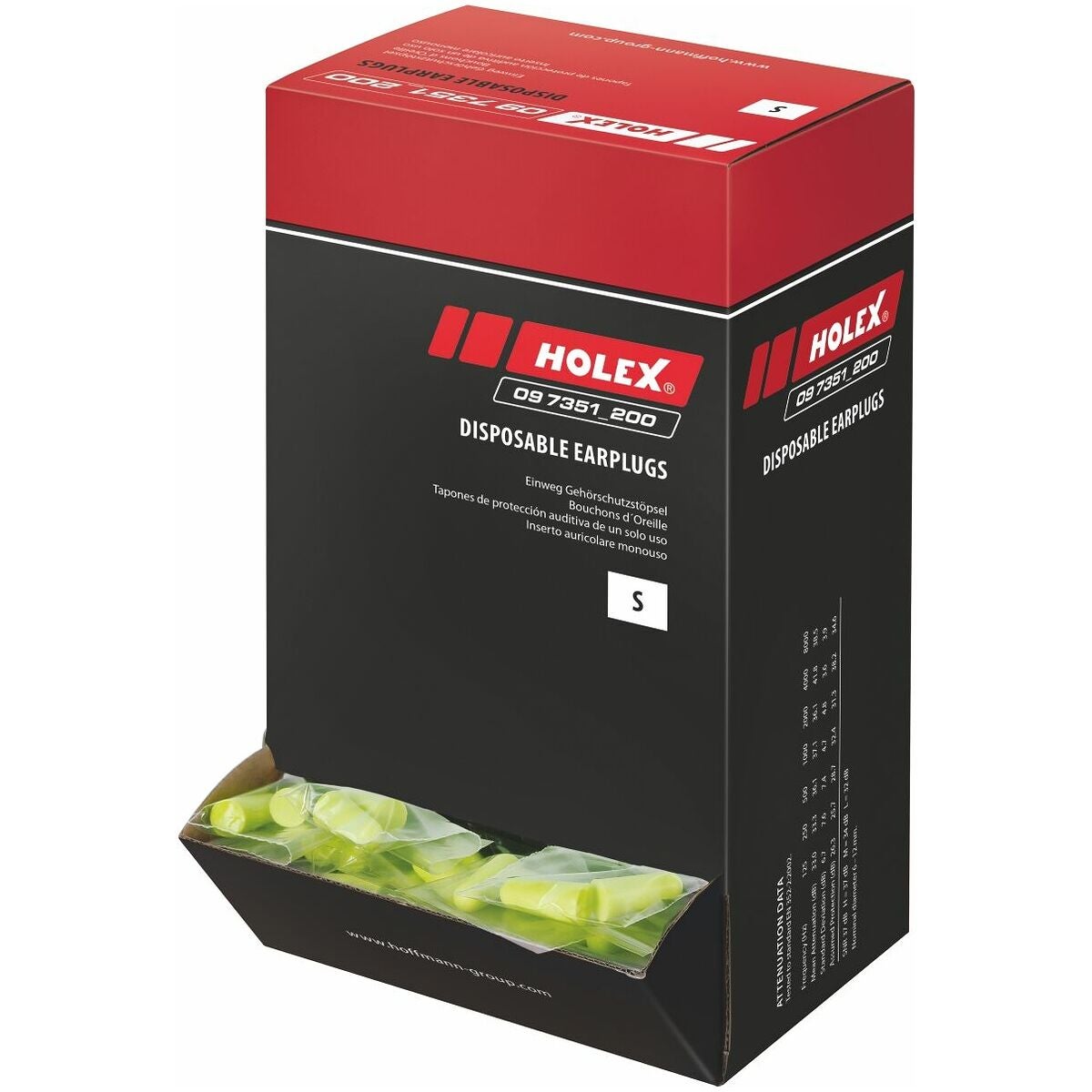 Kuulosuojaintulppasarja HOLEX S 200