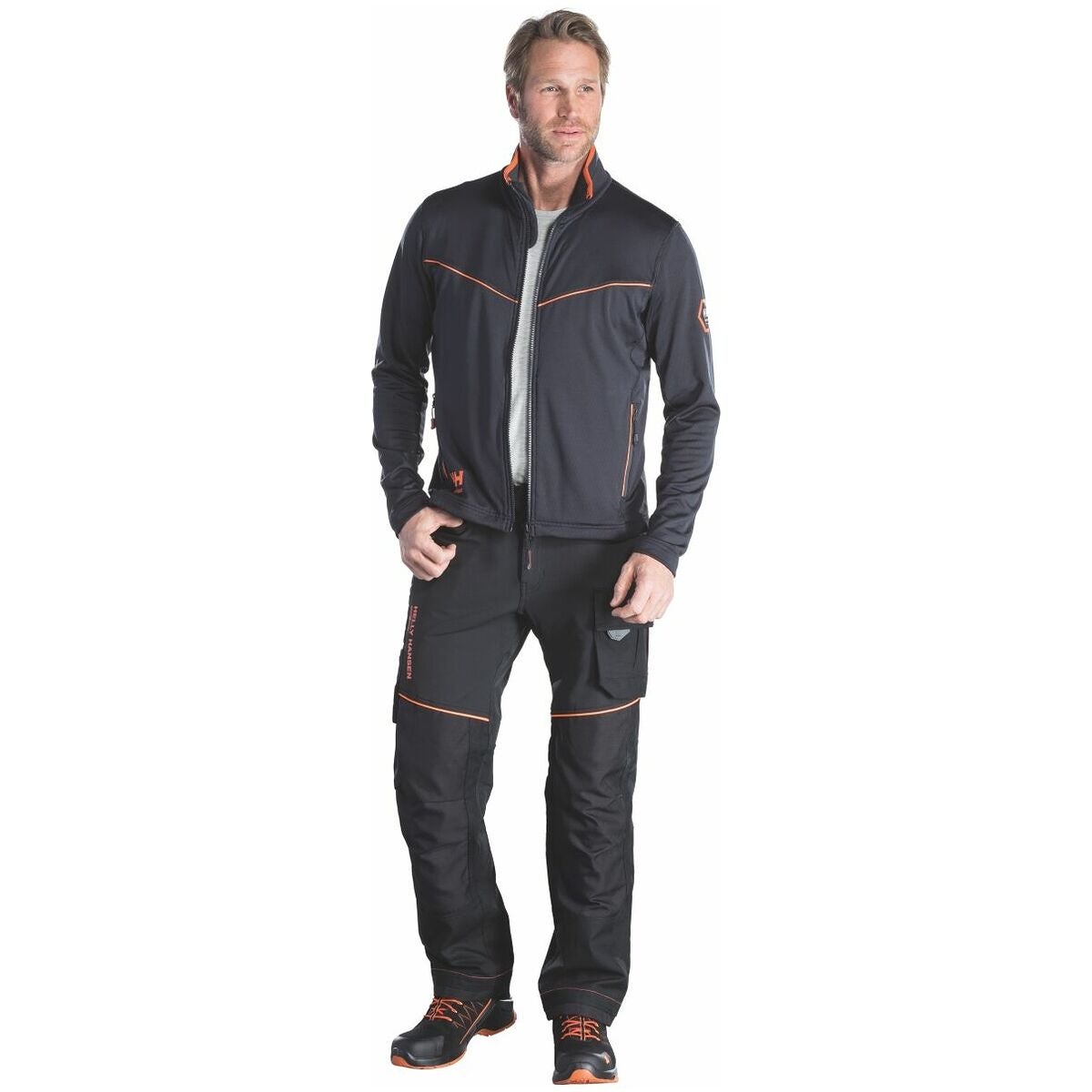 Midlayer CHELSEA EVOLUTION musta / oranssi L