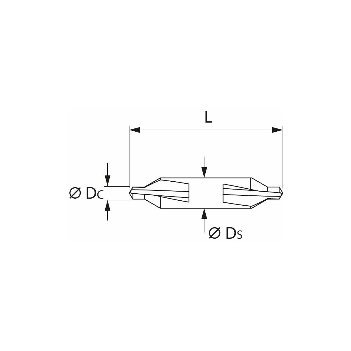 Kaksoisreikäpora HSS-E-PM A 1,6 mm