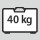 laukun kuormitettavuus: 40 kg
