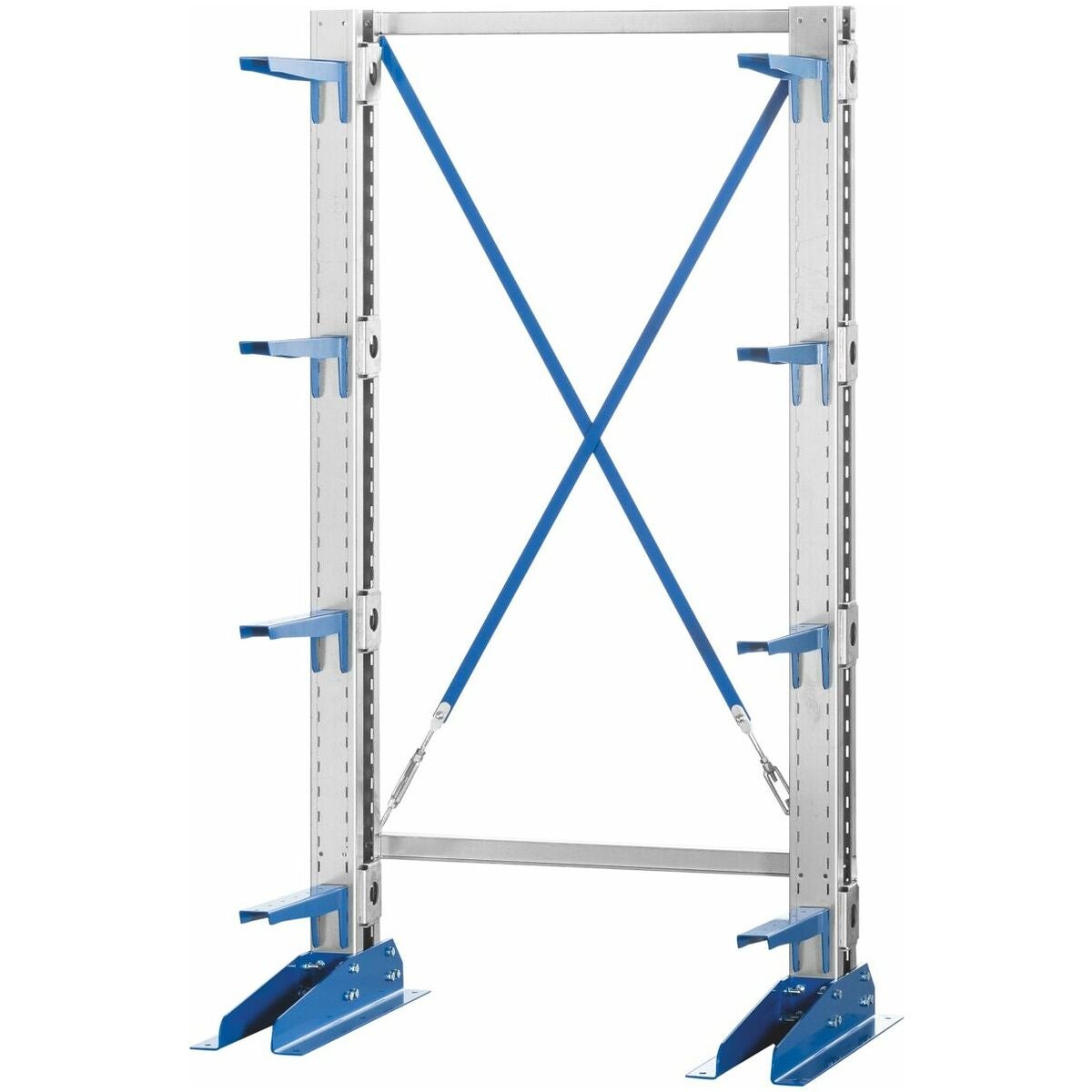 Konsolihylly KRM, yksipuolinen, syvyys 400 mm 2000/1000 mm