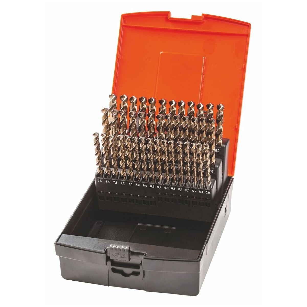 HOLEX CleverDrill -kierreporaussarja HSS nro 114031 kasetilla, pinnoittamaton 6-10
