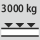 Hyllytason kantavuus / tasaisesti jakautunut enimmäishyllykuorma (metallilla): 3.000 kg