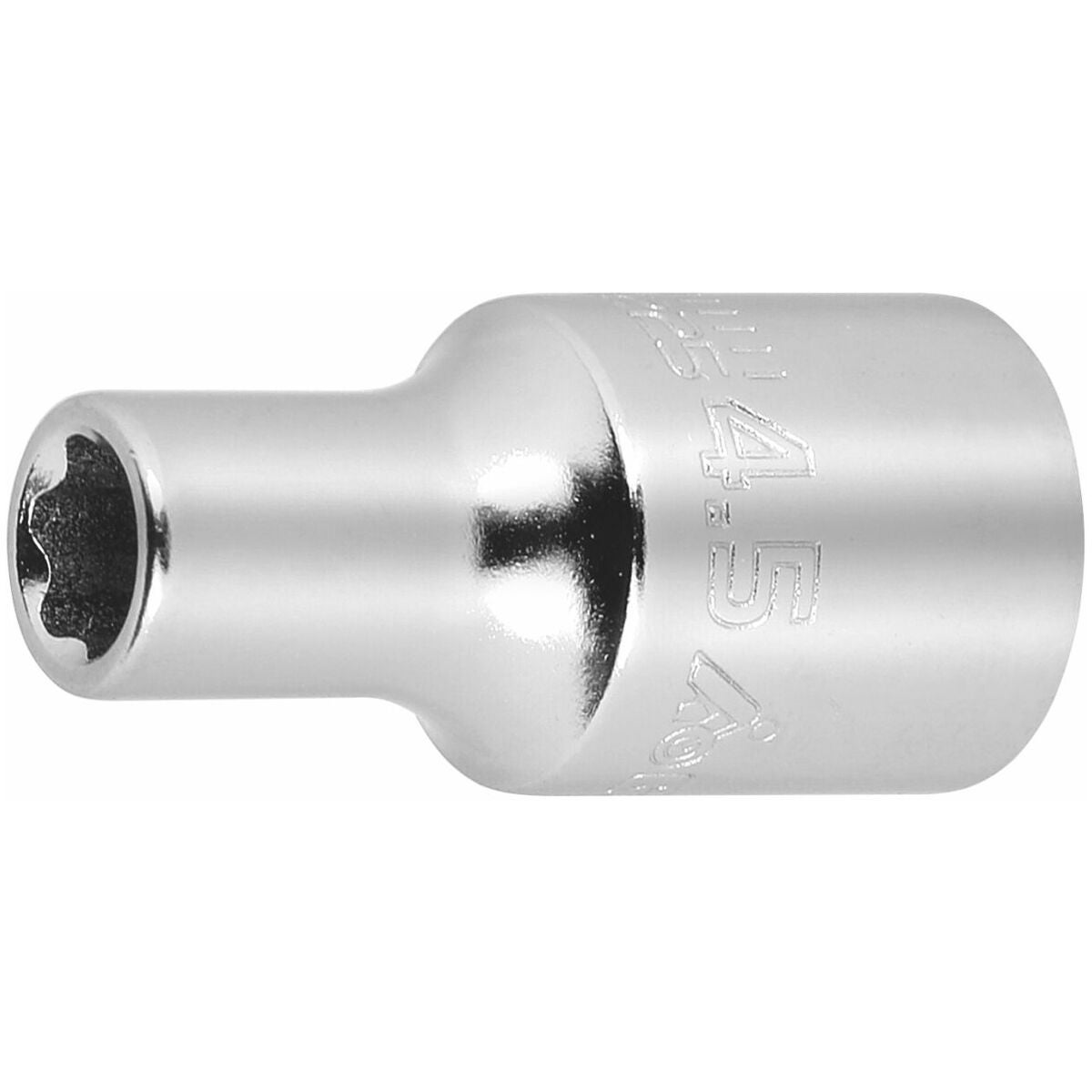 Kuusiokolokärkihylsy 1/4 tuumaa Surface Drive 4,5 mm