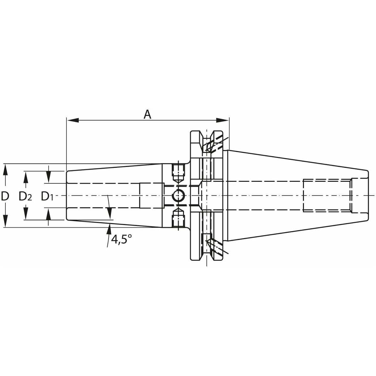 Kutisteistukka SK 50 lyhyt 32 mm
