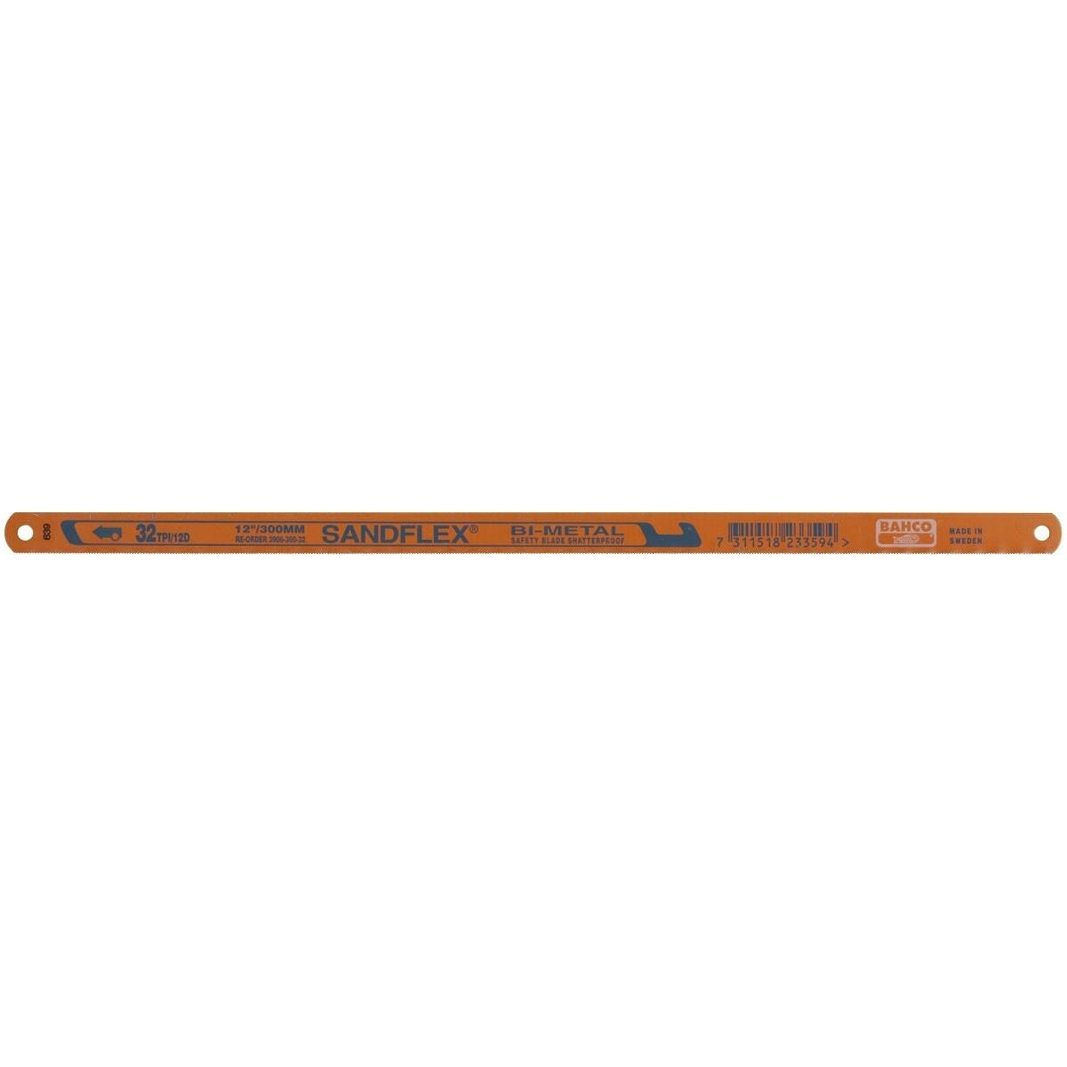 Rautasahanterä, yksipuolinen SANDFLEX®, bimetallia