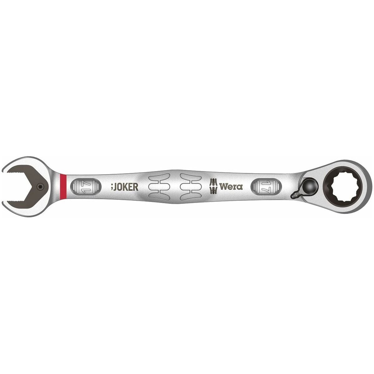 JOKER 6001 Switch lenkki-/räikkäavain, käännettävä, 15° kulma 17 mm