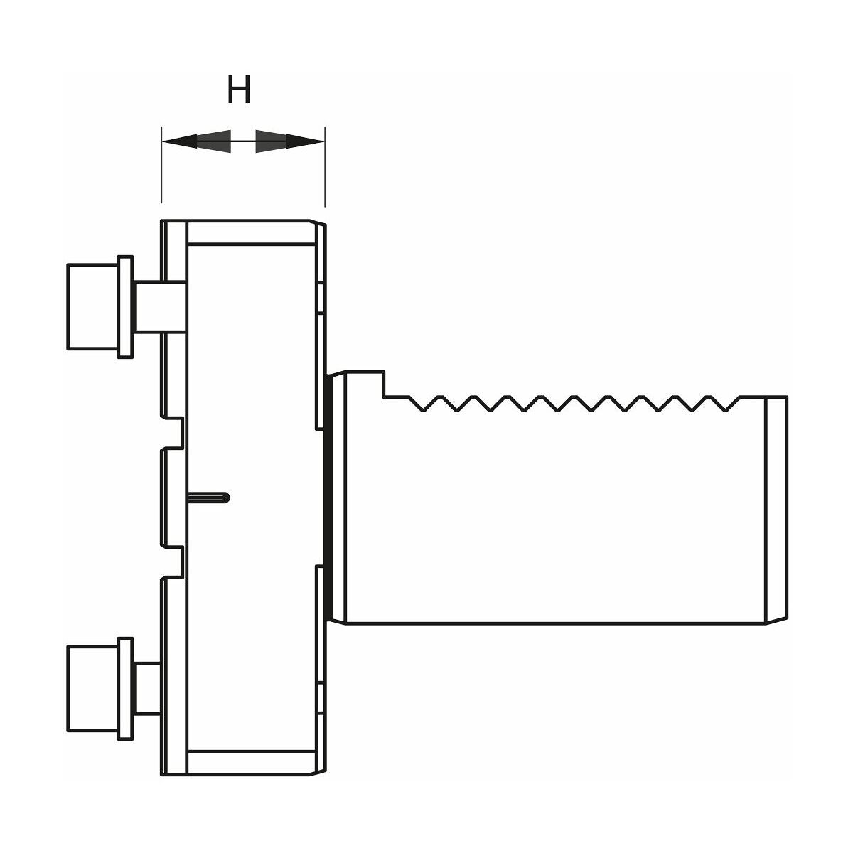 peruspidin, modulaarinen Vdi40m1