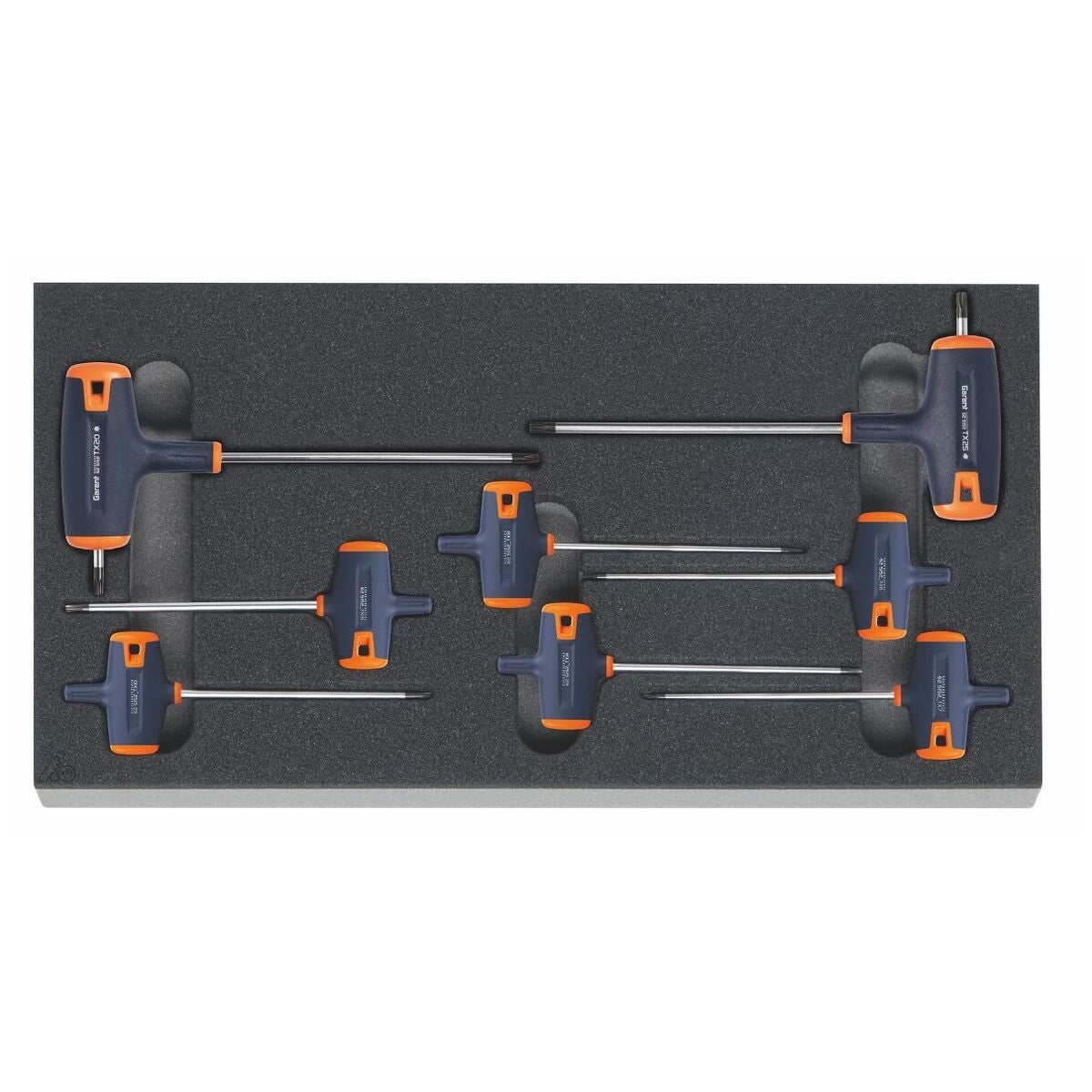 Torx®-ruuvimeisselisarja T-kahvalla, 8 osaa 8