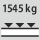 Hyllytason kantavuus / tasaisesti jakautunut enimmäishyllykuorma (metallilla): 1.545 kg