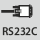 Liitäntä: RS232C-liitäntä.