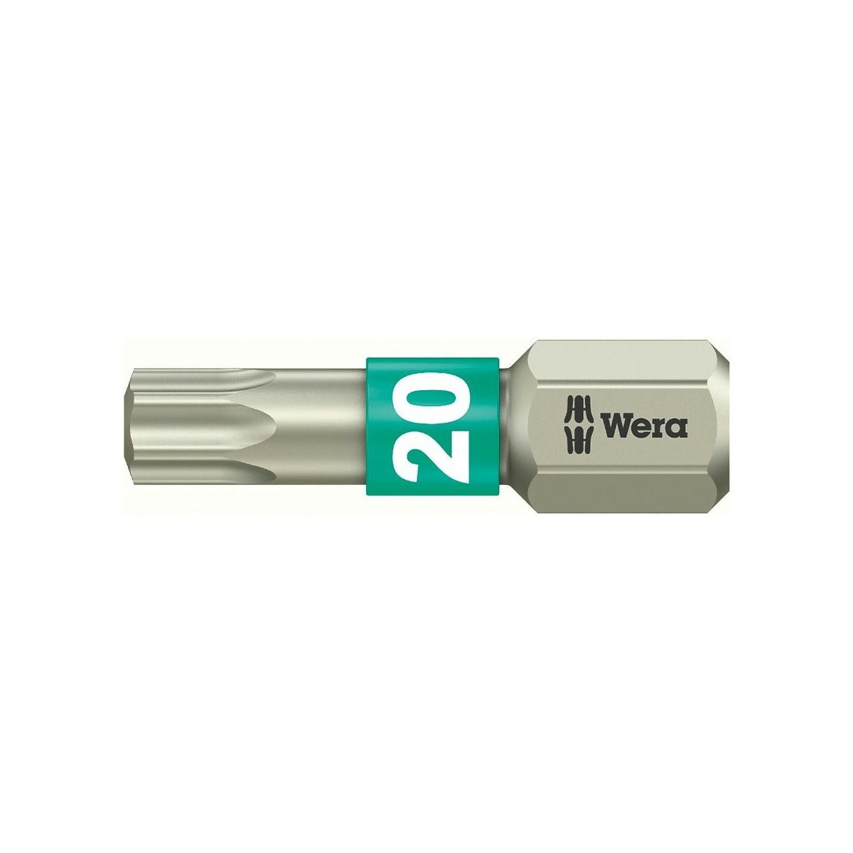 Kärjet Torx®-ruuveille, 1/4 tuumaa C 6,3, ruostumatonta terästä Tx20