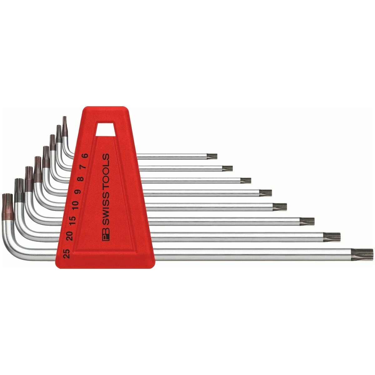 Kulmaruuvitalttasarja Torx®-ruuveille, reiällä 8