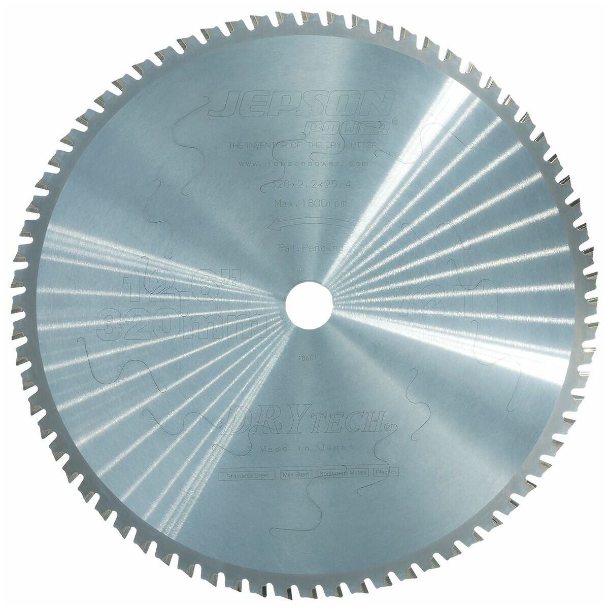 HM-katkaisusahanterä Drytec® ⌀ 320 × 25,4 mm paksuseinäiselle materiaalille