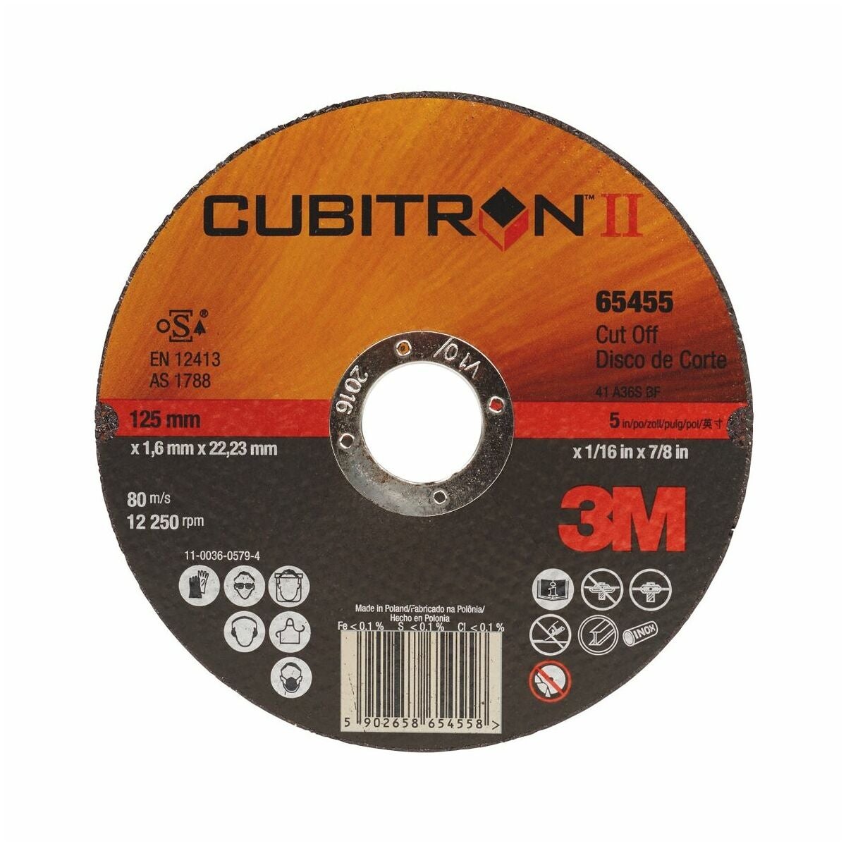 Katkaisulaikka CUBITRON™ II ERIKOISKAPEA 115 mm