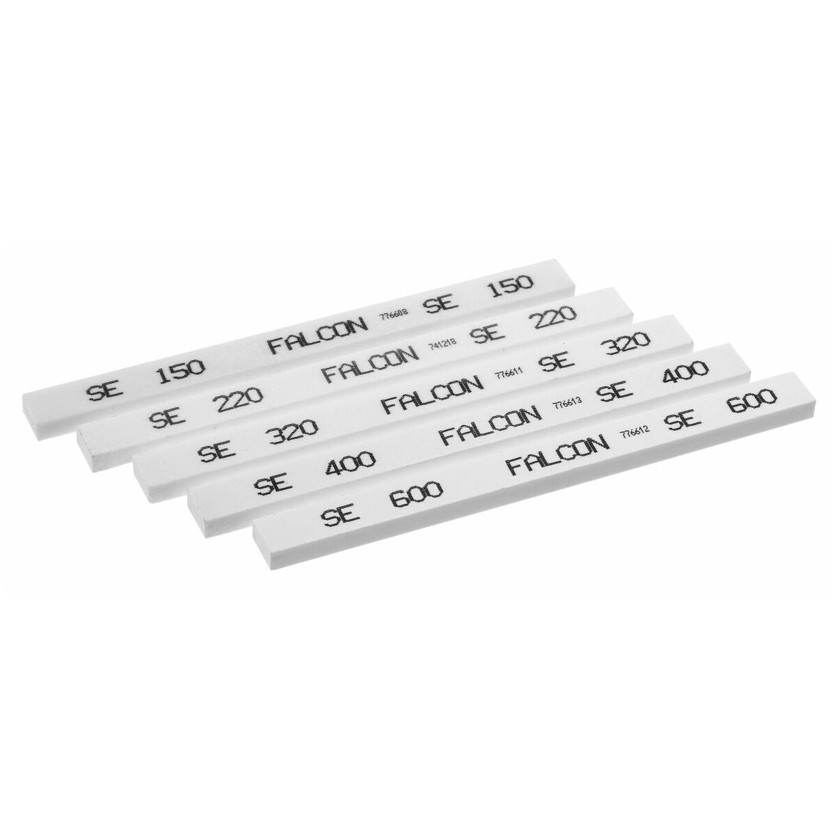 Kiillotuskivisarja, 5-osainen, tyyppi SE, korundi 6 mm