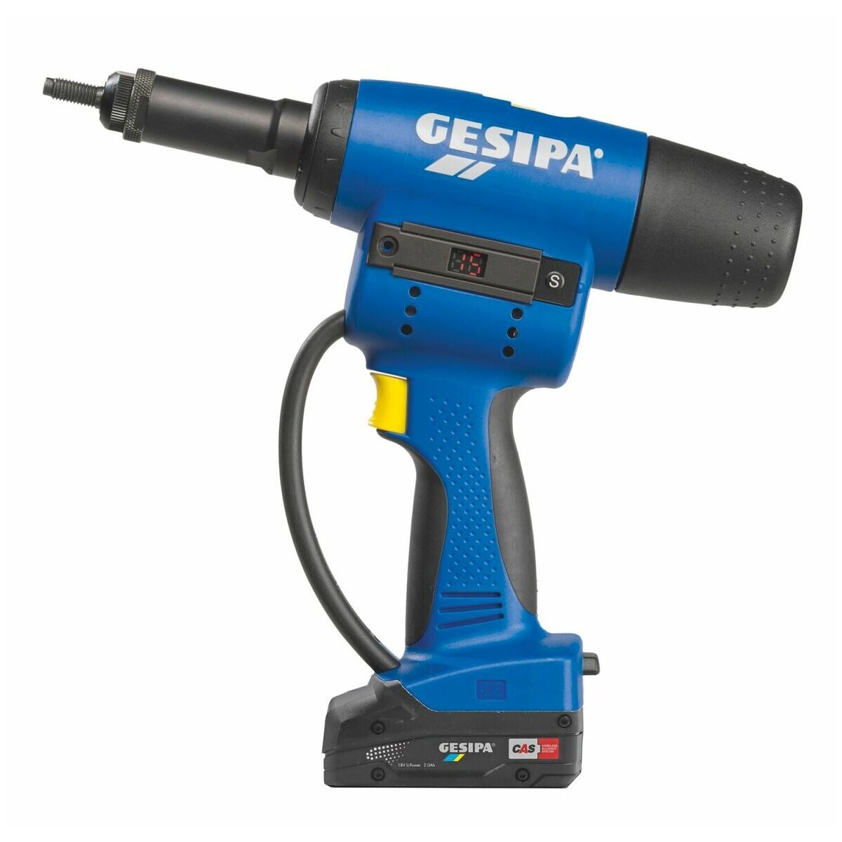 Akkukäyttöinen niittimutterityökalu FireBird® Pro GE CAS