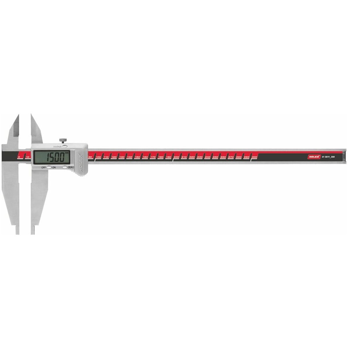 Digitaalinen työntömitta mittakärjillä 300 mm 300 mm
