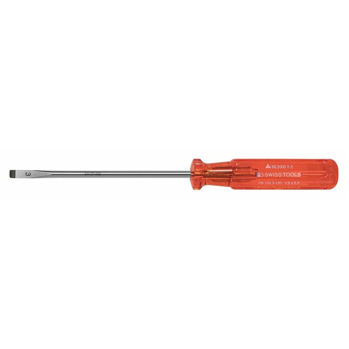 Standarditalttapääruuvimeisseli, muovikahvalla 5,5 mm