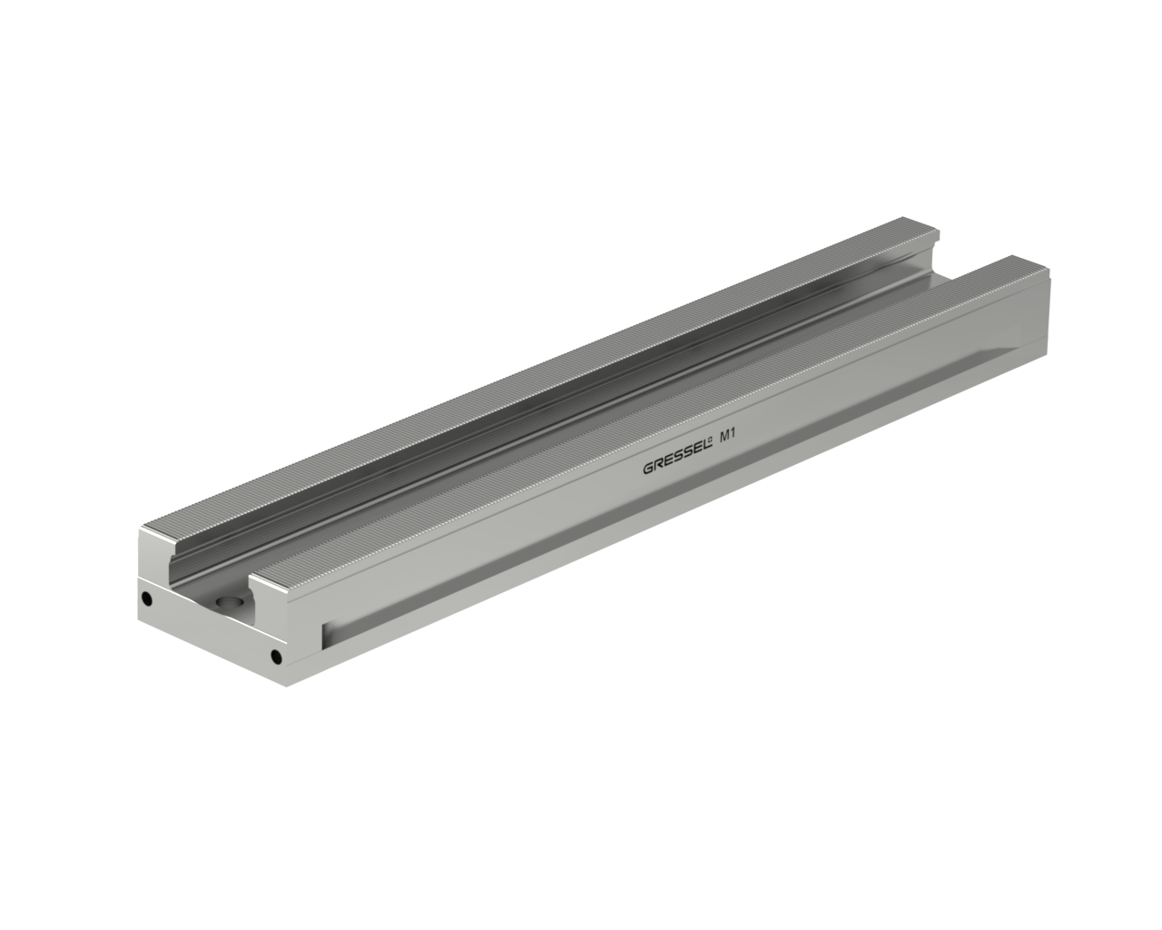 M1 L=650 mm kiristyskisko 90–650