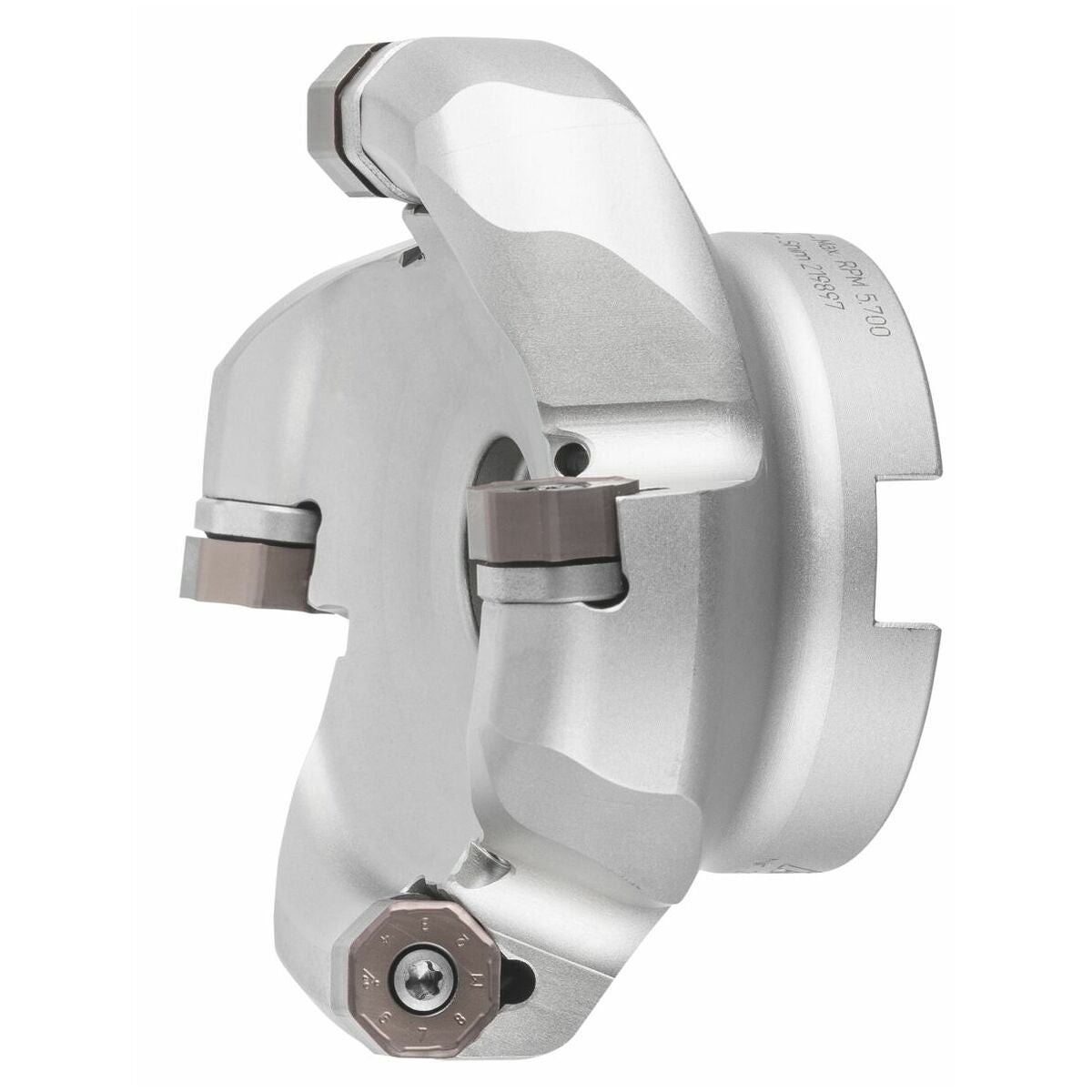 TwinCut-tasojyrsin 45° karkea jako reiällä 80/4 mm