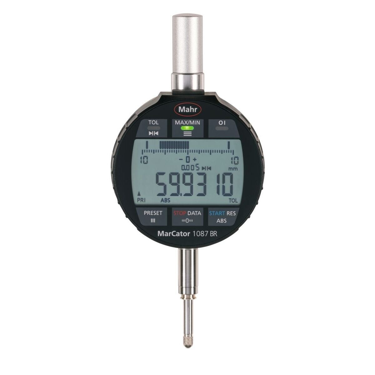 Digitaaliset mittakellot kosketuskäytöllä Lukema 0,0005 mm 12,5 mm 12,5 mm