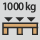 Kuormalavojen kiinnitys kantavuudeltaan: 1.000 kg