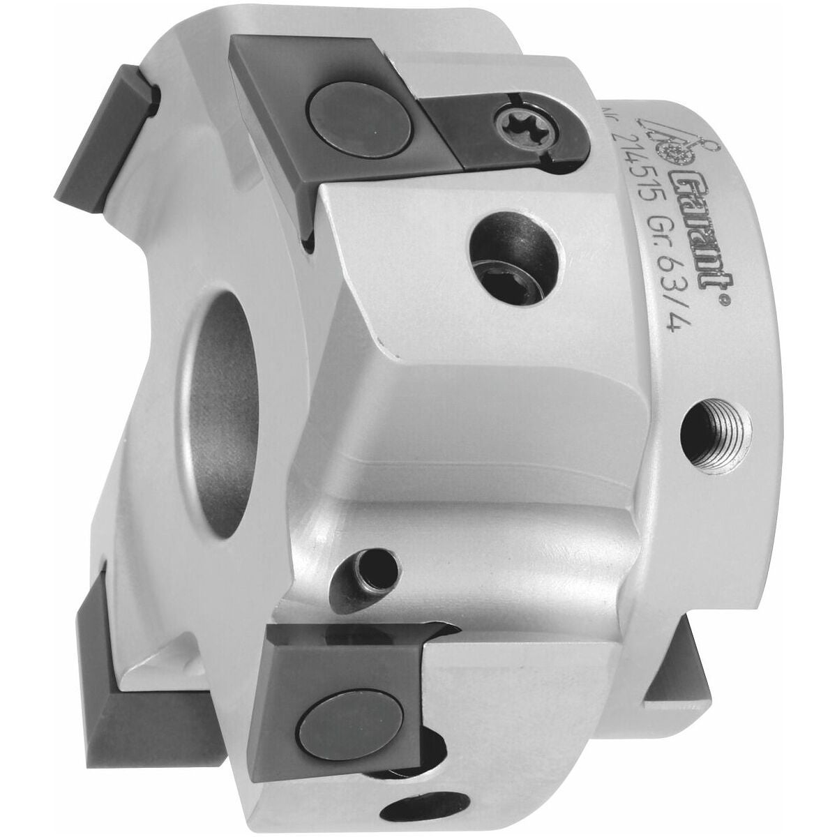 Aluking-taso-/kulmajyrsin 90° HPC reiällä 63/4 mm