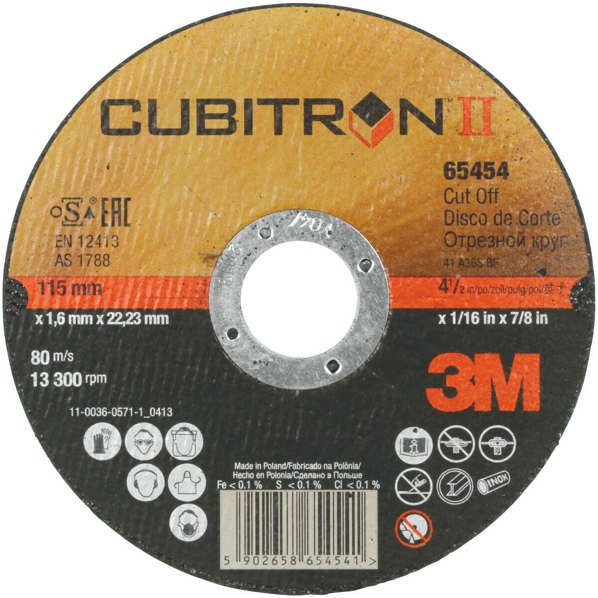 Katkaisulaikka CUBITRON™ II KAPEA 115 mm