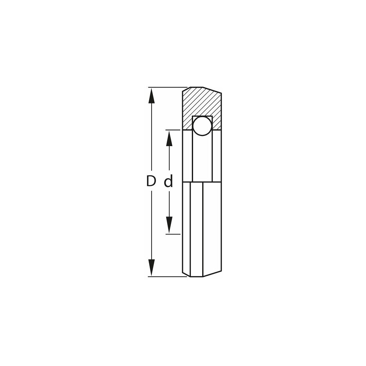 Tiivistealuslevy ER-kiristysmutterille ER 25 10 mm