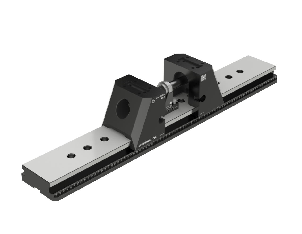 5-akselinen itsekeskittyvä ruuvipuristin C5X-L L-800 mm 5-akselinen keskittävä ruuvipuristin C5X-S, L=800 mm