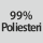 Kangaskoostumus: 99% polyesteriä