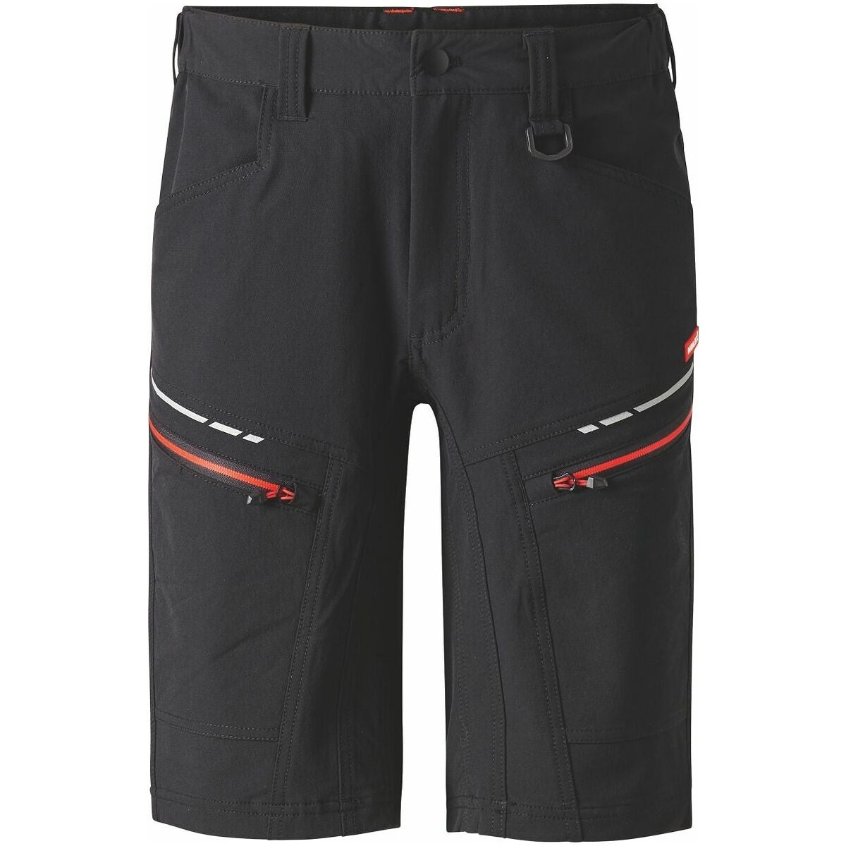Service Shorts Sport musta / punainen