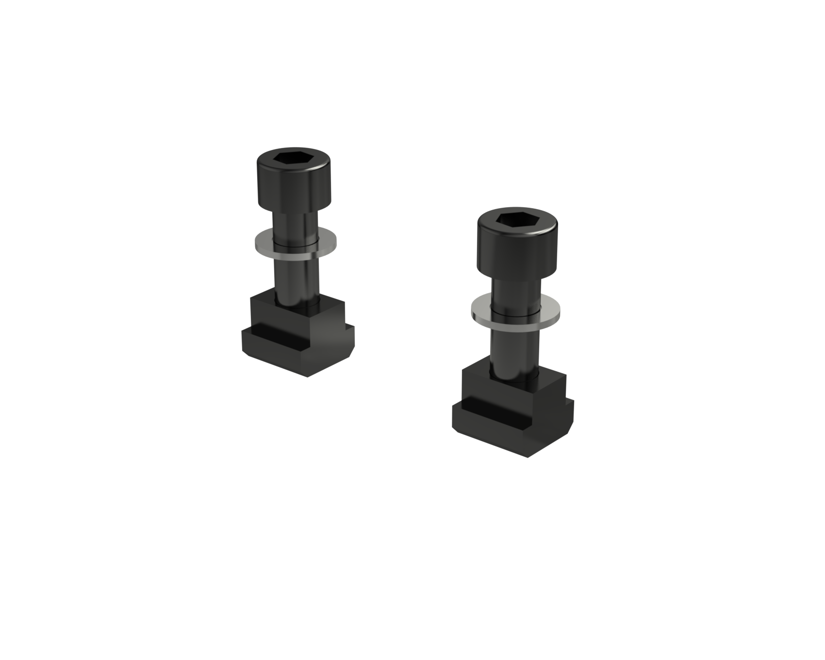 Kiinnitysruuvisarja T-uraan 18 mm/M12 Kiinnitysruuvisarja T-ura 16 mm/M12