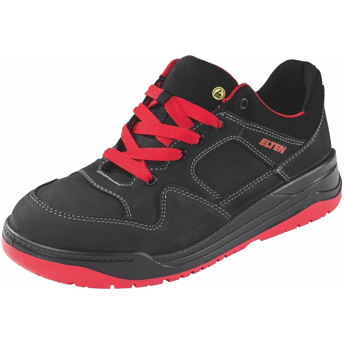 Matalakenkä musta/punainen MAVERICK black-red Low ESD, S3