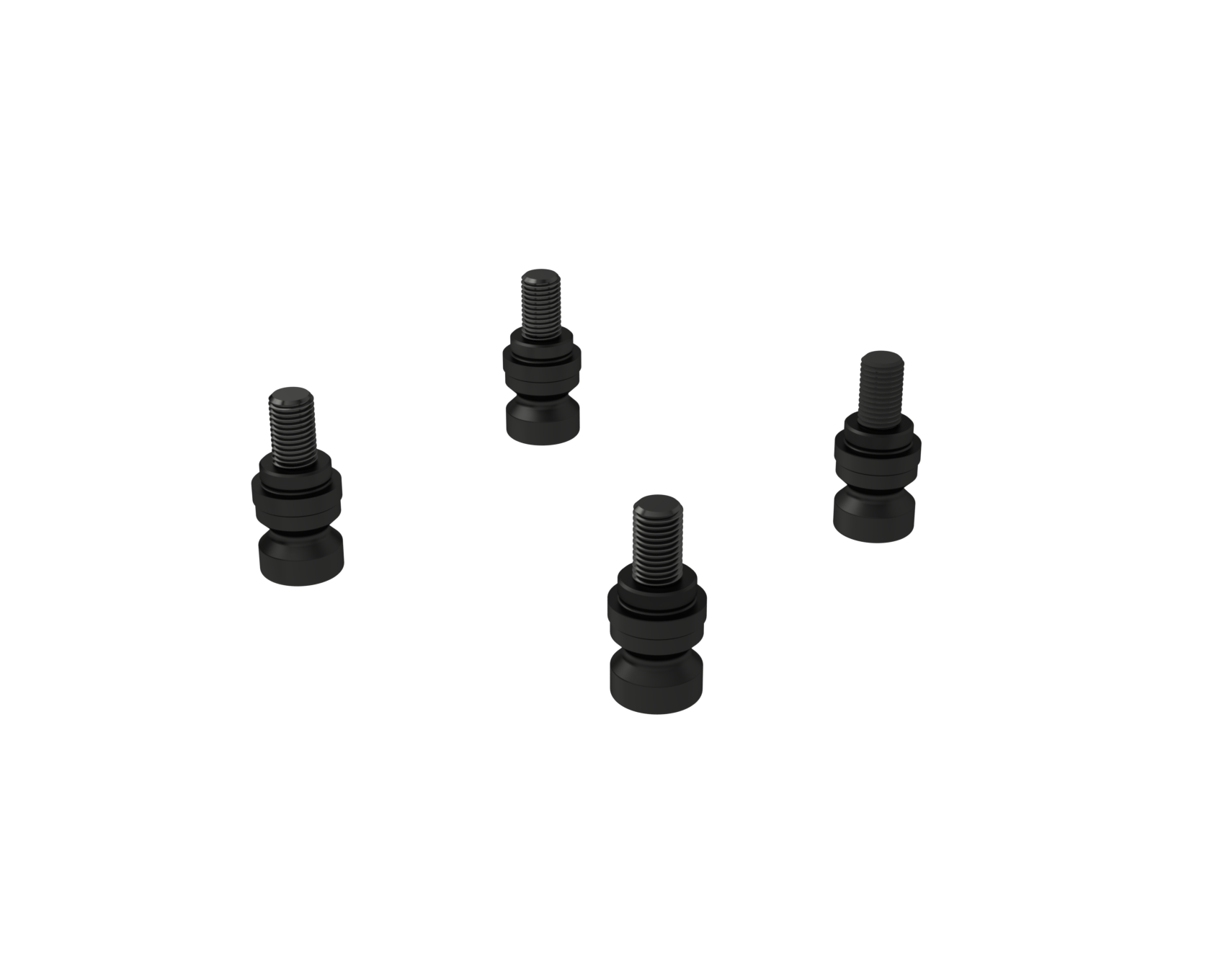 Kiinnityspultit LANG / HWR 96x96 mm Ø20h6 (4 kpl) Kiinnityspultit LANG / HWR 96x96 mm Ø20h6 (4 kpl)