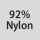 Kangaskoostumus: 92 % nailonia