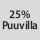 Kangaskoostumus: 25% puuvillaa
