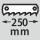 Terän pituus: 250 mm