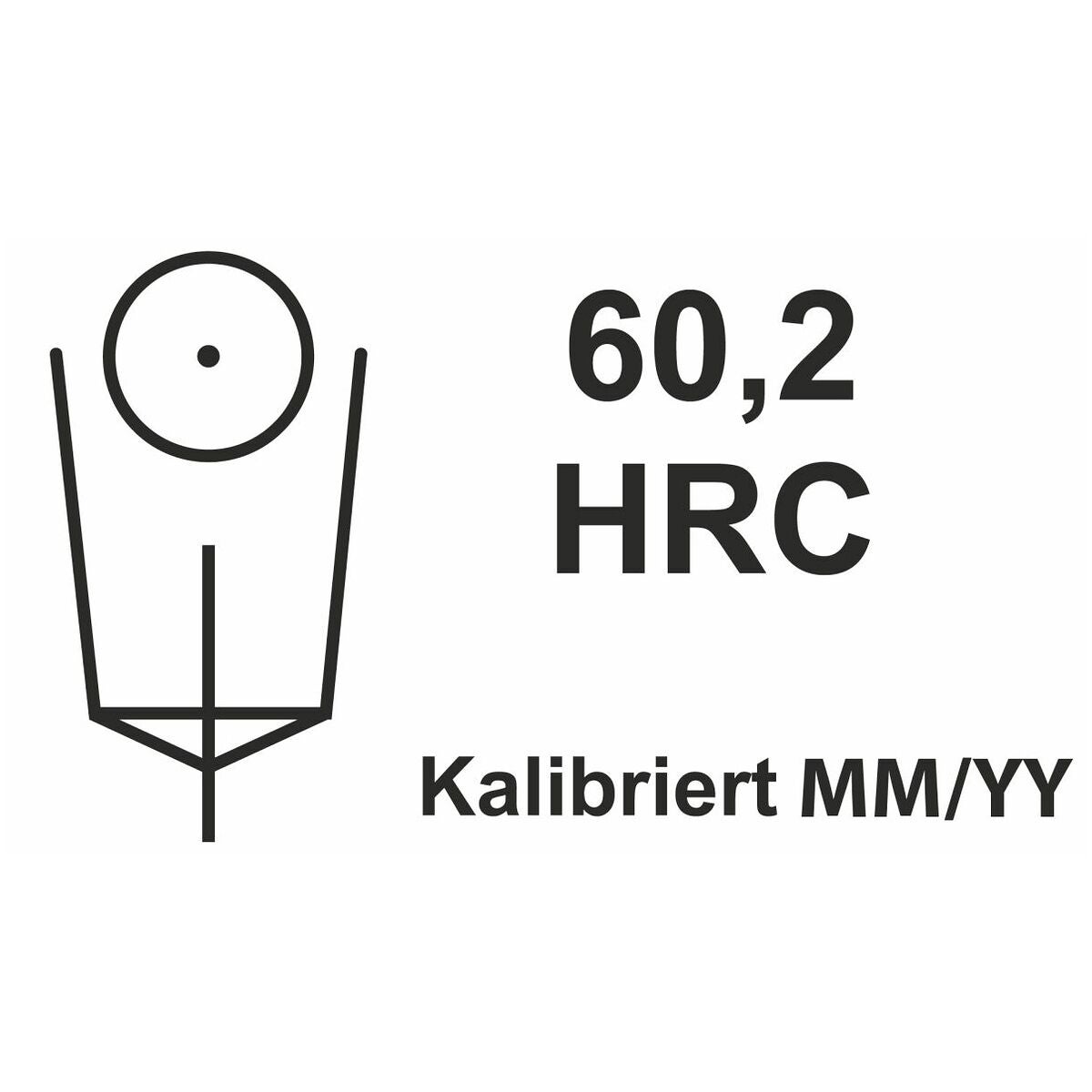 Kovuuden vertailulevy HRC 45