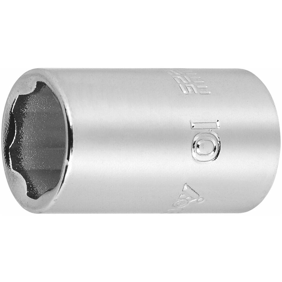 Kuusiokolokärkihylsy 1/4 tuumaa Surface Drive 10 mm
