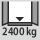 Kaapin rungon kantavuus sisällä: 2.400 kg