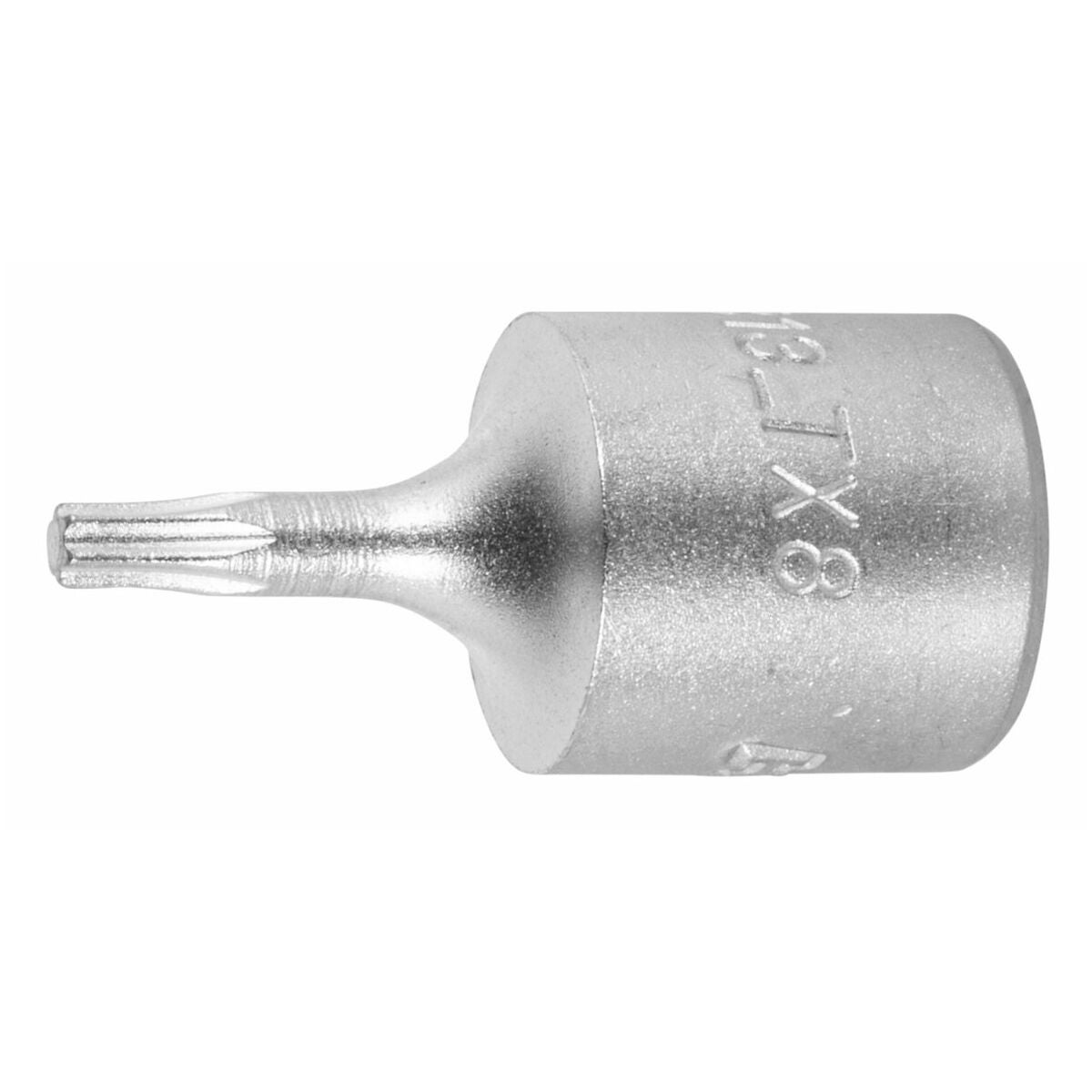 Ruuvauskärkihylsy, 1/4 tuumaa Torx®-kärjille, lyhyt Tx8